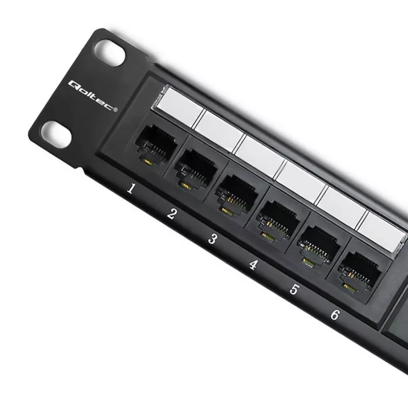 Patchpanel RACK 24 poorten, Cat.6 UTP