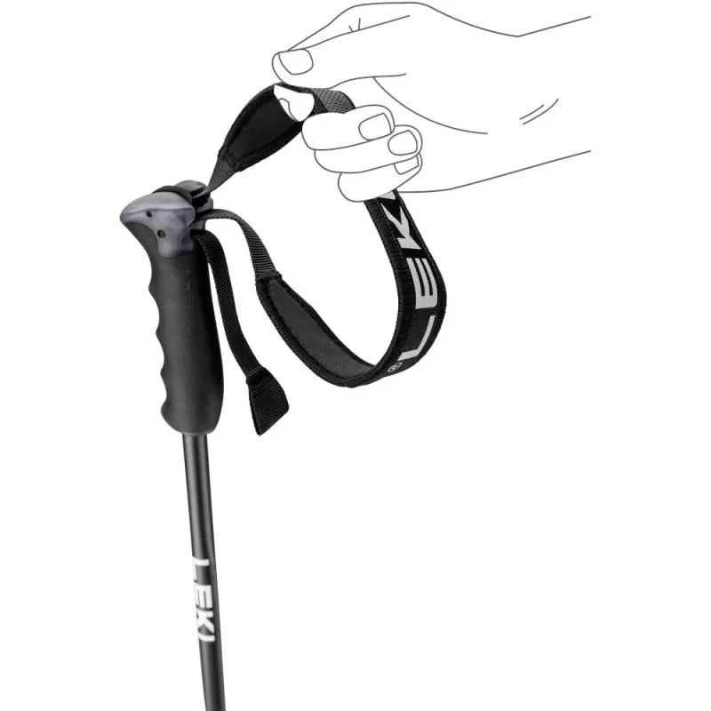 Skistok LEKI Neolite AIRFOIL 135 cm aluminium antraciet