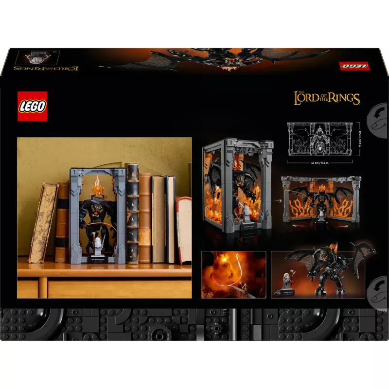 LEGO ICONS 10367 In de ban van de ring: Balrog Book Nook