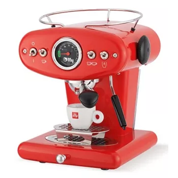 Espressomachine Illy X1 handmatig — 1 L watertank, 1200 W, koffiepad & koffiepoeder, 1 uitloop