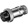 Microfoonkoppeling, 8-pin zilver, 1 stuk