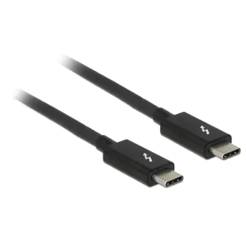 Thunderbolt-kabel DeLOCK 84845 1 m 20 Gbit/s zwart