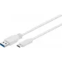 Wentronic Goobay USB 3.0 SuperSpeed-kabel > USB-C™, 0,2 m - USB 3.0-stekker (Type-A) > USB-C-stekker (67189)