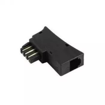 Hama TAE N/F - US 6p6c TAE-F M F jack 6p6c zwart