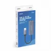 Netwerkinterface-adapter SAVIO AK-83 USB Type-A naar RJ-45 stekker, 5 Gbit/s, zwart