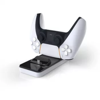 Oplaadstation SUBSONIC SA5608 voor PlayStation 5-controllers met twee snellaadplaatsen en LED-indicatoren