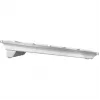 CHERRY DW 9100 SLIM toetsenbord muis inbegrepen universeel RF draadloos + Bluetooth QWERTZ Duits zilver