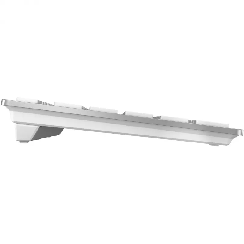 CHERRY DW 9100 SLIM toetsenbord muis inbegrepen universeel RF draadloos + Bluetooth QWERTZ Duits zilver