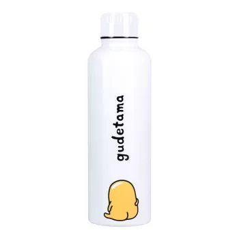 Metalen drinkfles Paladone Gudetama — geïsoleerde roestvrijstalen fles met karakterdesign