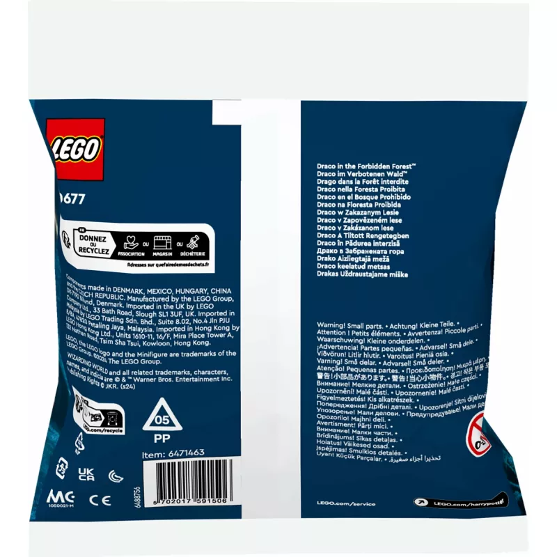 Bouwspeelgoed LEGO Harry Potter set model 30677 – Draco in het Verboden Bos minifiguur-scène