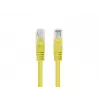 Lanberg PCU6-20CC-0150-Y Cat.6 UTP patchkabel, 1,5 m, Geel, verpakking van 10