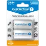Oplaadbare NiMH-cilinderbatterij everActive EVHRL14-5000, 1,2 V, 2 stuks, 51,5 mm hoogte