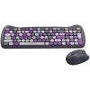 Draadloze toetsenbord- en muisset CANYON HSET-W6 Kitty Edition – paars