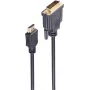 shiverpeaks ®-BASIC-S HDMI-stekker naar DVI-D (24+1) stekker, vergulde contacten, 7,5 m (BS77487)