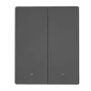 WLAN-wandschakelaar Sonoff M5-2C-80, 2 stroomkringen, model M5-2C-80