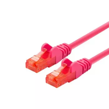Netwerkkabel LOGON TCU66U070M Cat6 U/UTP (UTP) magenta, 7 m, RJ-45–RJ-45