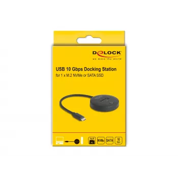 M.2-dockingstation DeLOCK 64254 USB 3.2 Gen 1 Type-C NVMe SATA