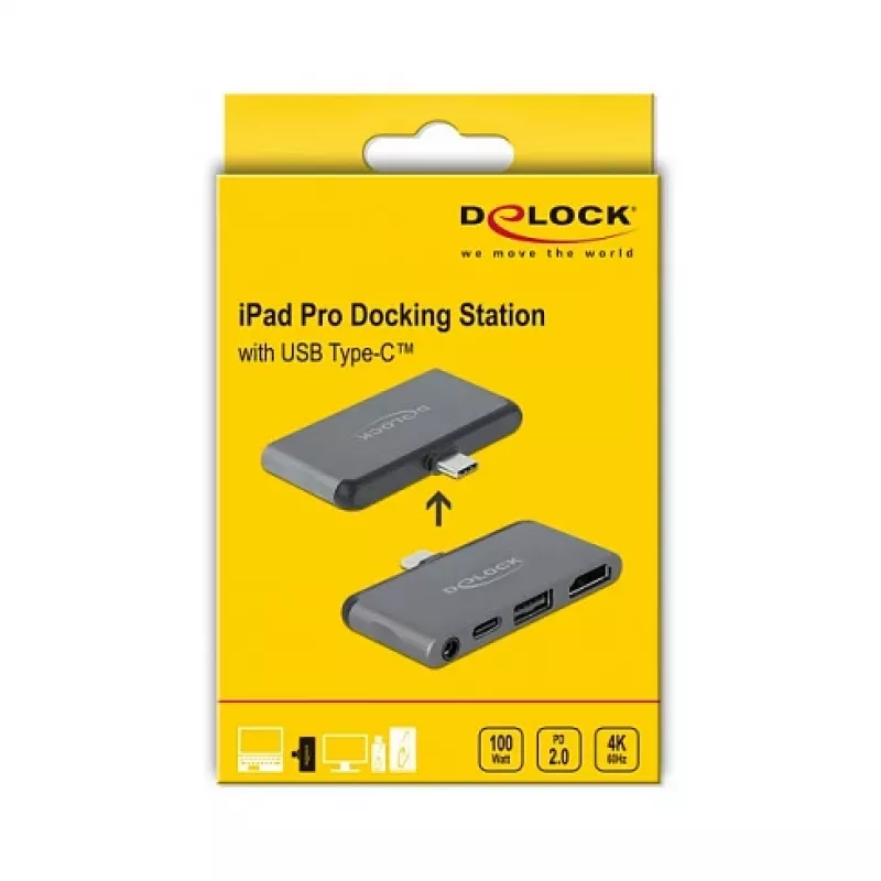Dockingstation tablet Apple DeLOCK mini-dockingstation 4K 60 Hz