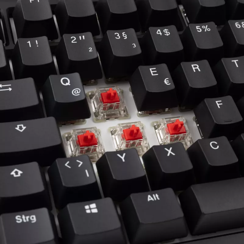 Ducky Tinker 75 toetsenbord gaming USB Duits zwart