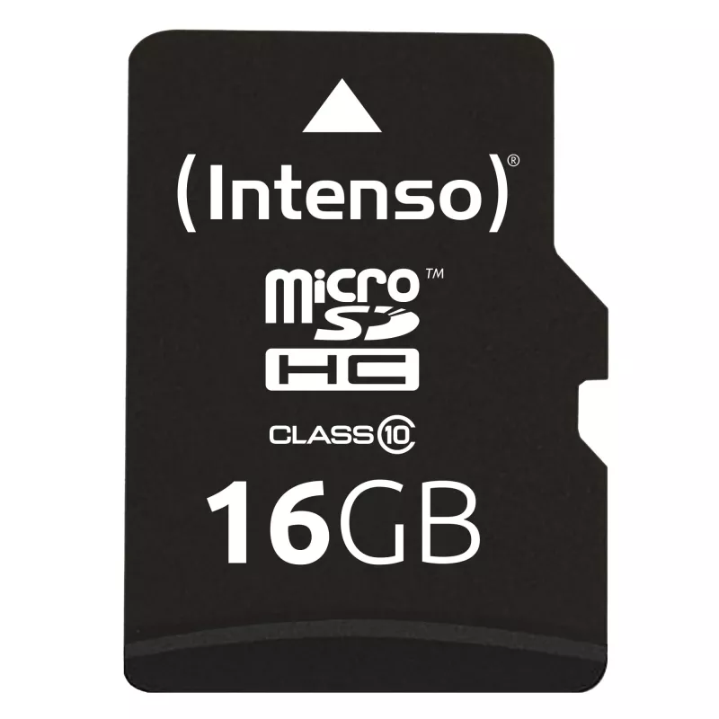 GEHEUGEN MICRO SDHC 16GB C10/W/ADAPTER 3413470 INTENSO