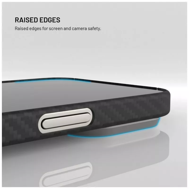 Beschermhoes FIXED voor Apple iPhone 17 Pro Max — aramidevezels, zwart
