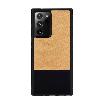 Beschermhoes Man and Wood voor Samsung Galaxy Note 20 Ultra – visgraatpatroon nero zwart