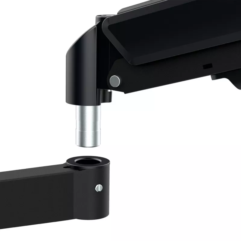 Monitorbeugel MACLEAN MC-135 gasdrukveer voor 17-inch–32-inch beeldschermen, belasting 2–10 kg, zwart