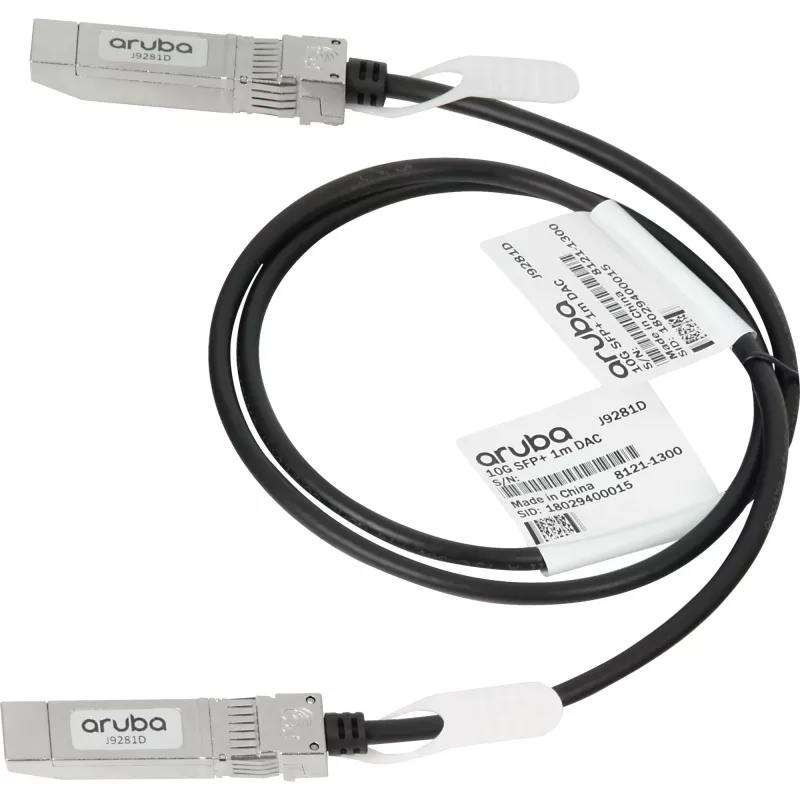 Z HP Enterprise 10G SFP+ naar SFP+ 1m Direct Attach Copper InfiniBand-kabel SFP+ zwart