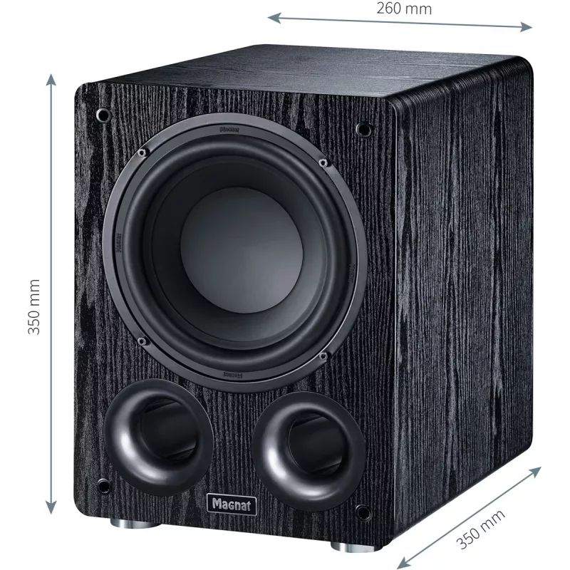 Magnat Alpha RS8 actieve subwoofer 80 W zwart