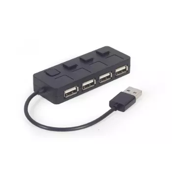 USB 2.0-interfacehub Gembird UHB-U2P4-05 met 4 USB-aansluitingen