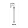 Logitech Crayon - digitale pen voor Apple iPad - Lightning - grijs