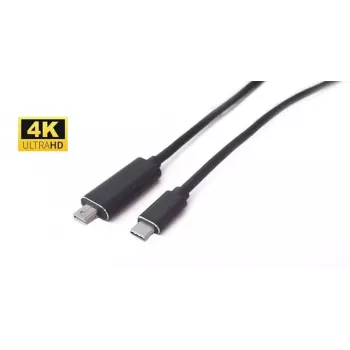 Microconnect USB3.1CMDP2 USB-grafische adapter 3840 x 2160 pixel zwart