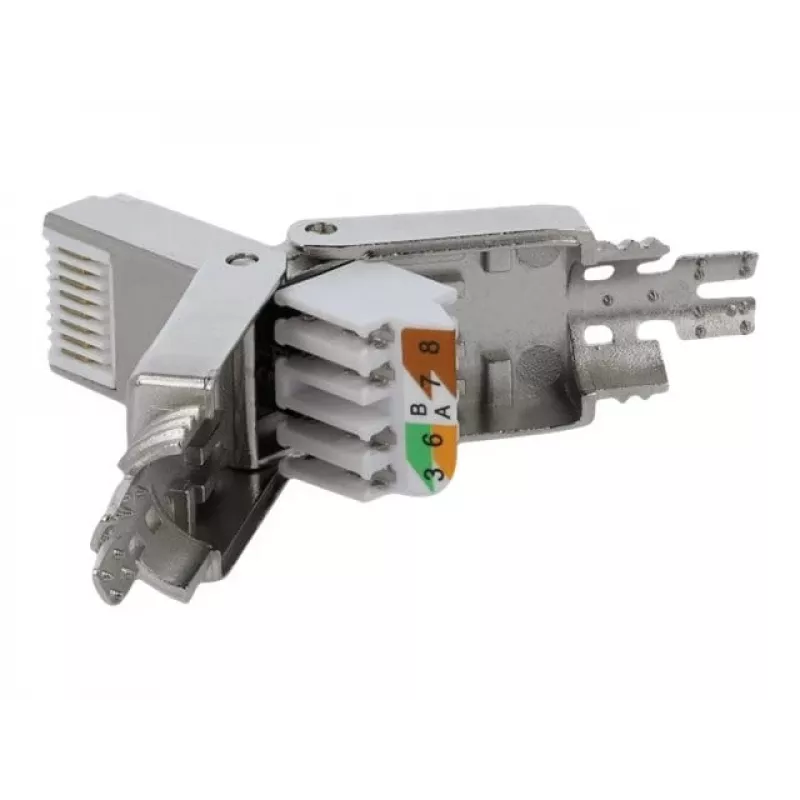 Kabelverbinder DeLOCK 86477 RJ-45 grijs