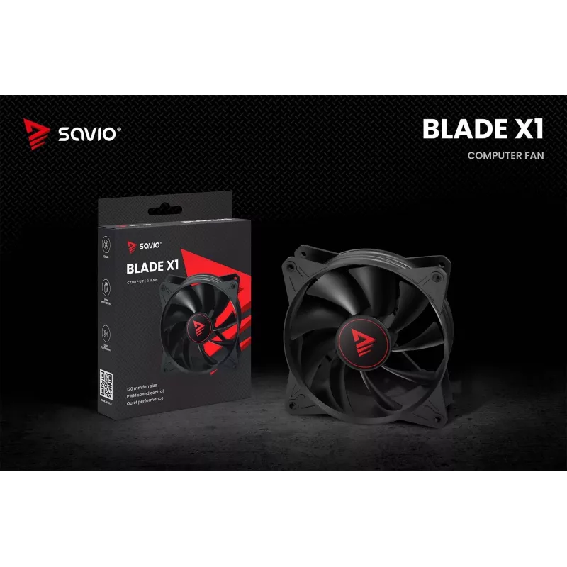SAVIO SAVGBLADE 120mm PWM behuizingsventilator