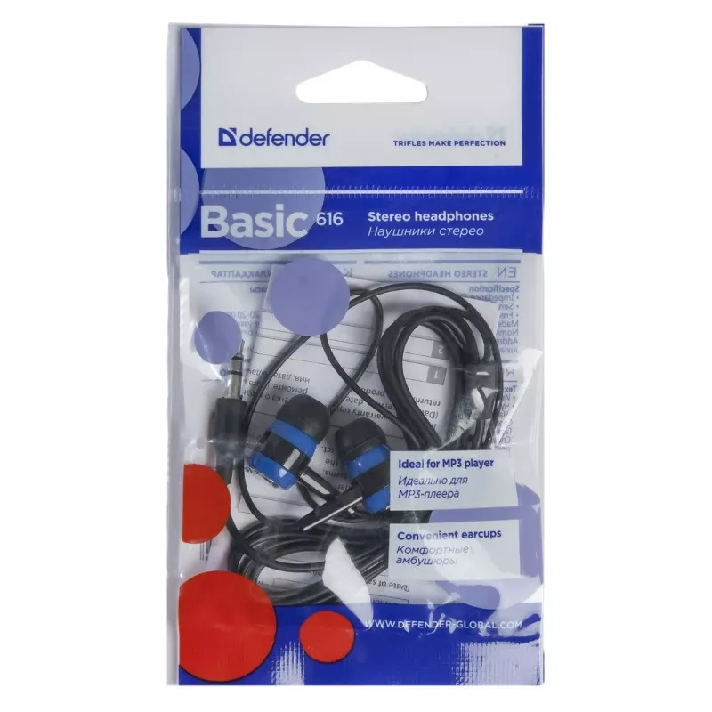 Hoofdtelefoon Defender BASIC 616