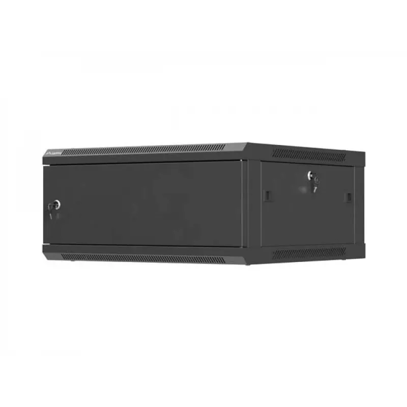 Wandmontabele 19 inch netwerkkast LANBERG 4U 600×600 mm, zwart
