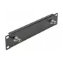 Frontplaat DeLOCK 10 inch paneel met 2 x BNC-bus 1U zwart