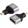 HDMI-D-adapter ShiverPeaks 10-01058 — metalen stekker, ondersteunt tot 8K