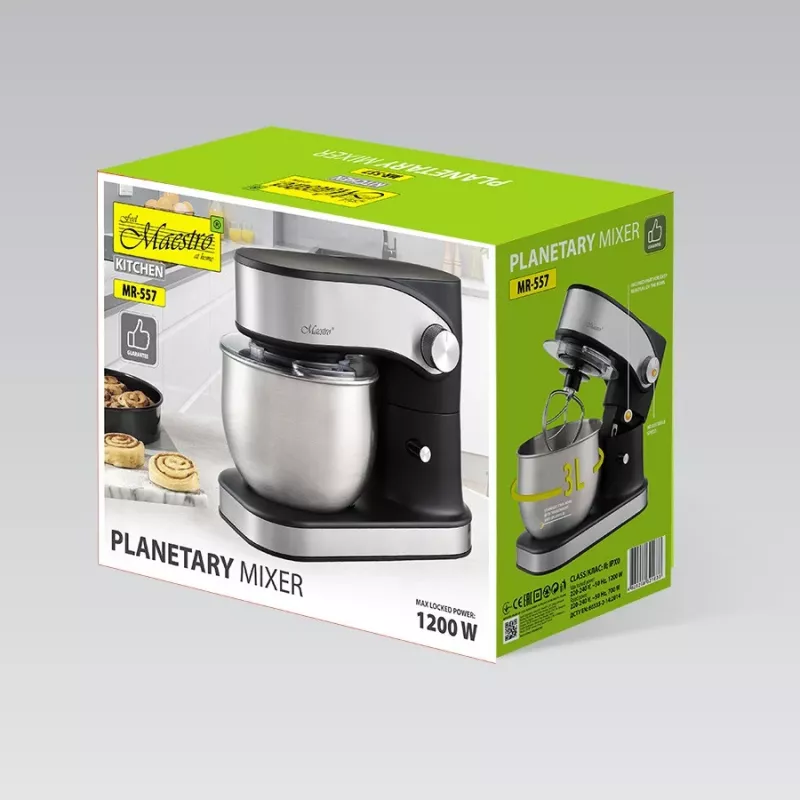 Keukenmachine Maestro MR-557, 3-L kom, 1200-W motor