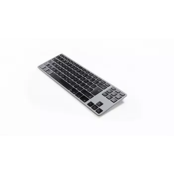 Mechanisch toetsenbord Matias FK408BTB-UK tenkeyless Bluetooth aluminium Space Gray