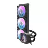Darkflash CPU-waterkoeling DV360S 360-mm-radiator, RGB-verlichting, zwart