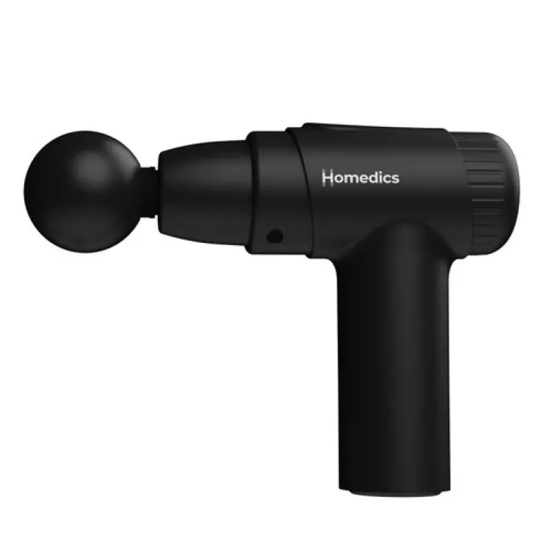Perkussie-massagepistool HoMedics PGM-45BK mini draagbaar licht handzaam