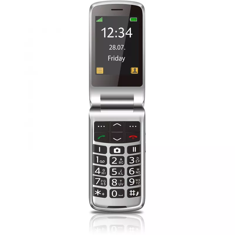 Smartphone Beafon SL645 LTE 2,8 inch 1550 mAh zwart zilver