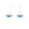 Assmann nullmodem-verbindingskabel. D-Sub9 B/B. 3,0 m. snap-kappen. beige (AK-610100-030-E)