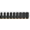 Dopsleutelset Bosch PRO 3/4 inch, 9-delig, diepe dopsleutels, zwart