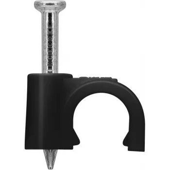 Goobay Kabelclip 6 mm, zwart (64679)