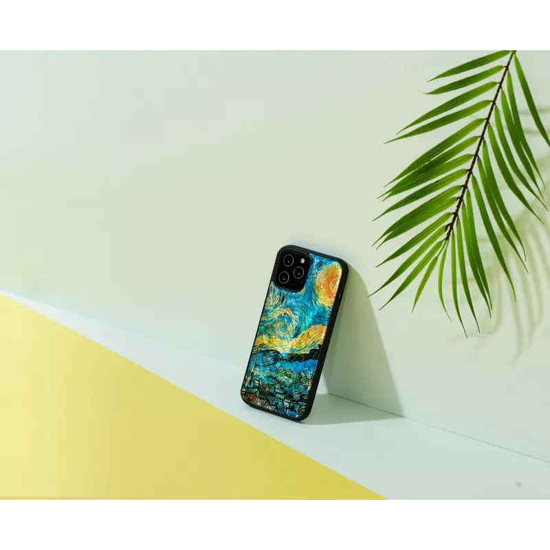 iKins hoesje voor Apple iPhone 12 Pro Max — sterrennacht zwart