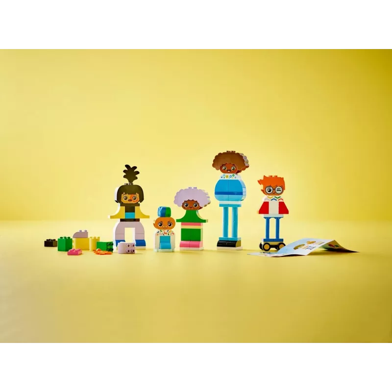 Constructiespeelgoed LEGO DUPLO 10423 bouwbare mensenverzameling, 71 onderdelen, vanaf 3 jaar, figuren 260 mm hoog