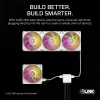 Corsair iCUE LINK RX140 MAX RGB 14 cm wit 2 stuks 300-1600 RPM ventilator