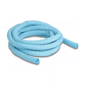 DeLOCK gevlochten slang zelfsluitend hittebestendig 2 m x 10 mm blauw